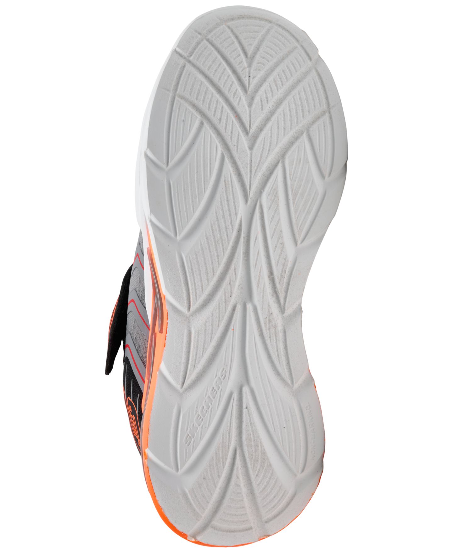 Детские кроссовки Skechers Little Kids' S Lights: Flex-Glow Ultra - Prism-Pacer Fastening Strap Light-Up Lifestyle, цвет: Чёрный / Лаймовый — фото 7