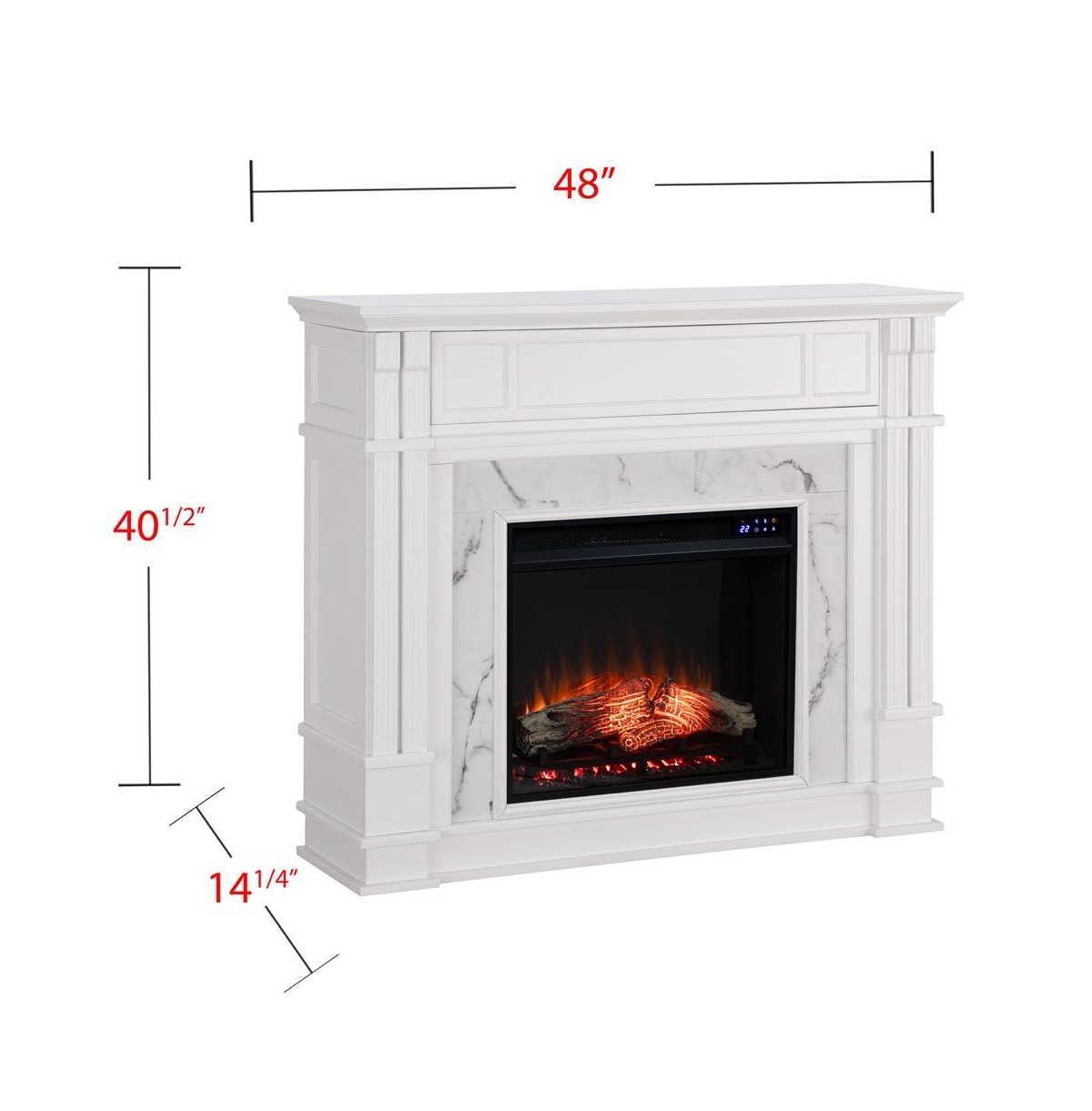 Augusta Home Highgate Electric Criss-Cross Media Fireplace