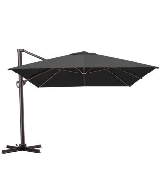 Outdoor Patio 10X13Feet Aluminum Cantilever Umbrella