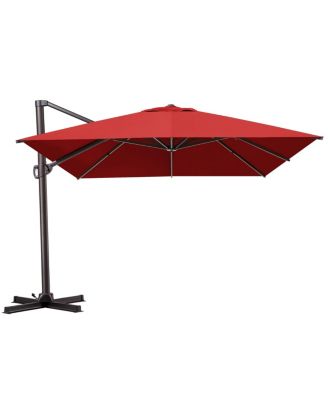 Outdoor Patio 10X13Feet Aluminum Cantilever Umbrella