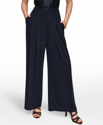 Women's Pleated Zip-Fly Pants