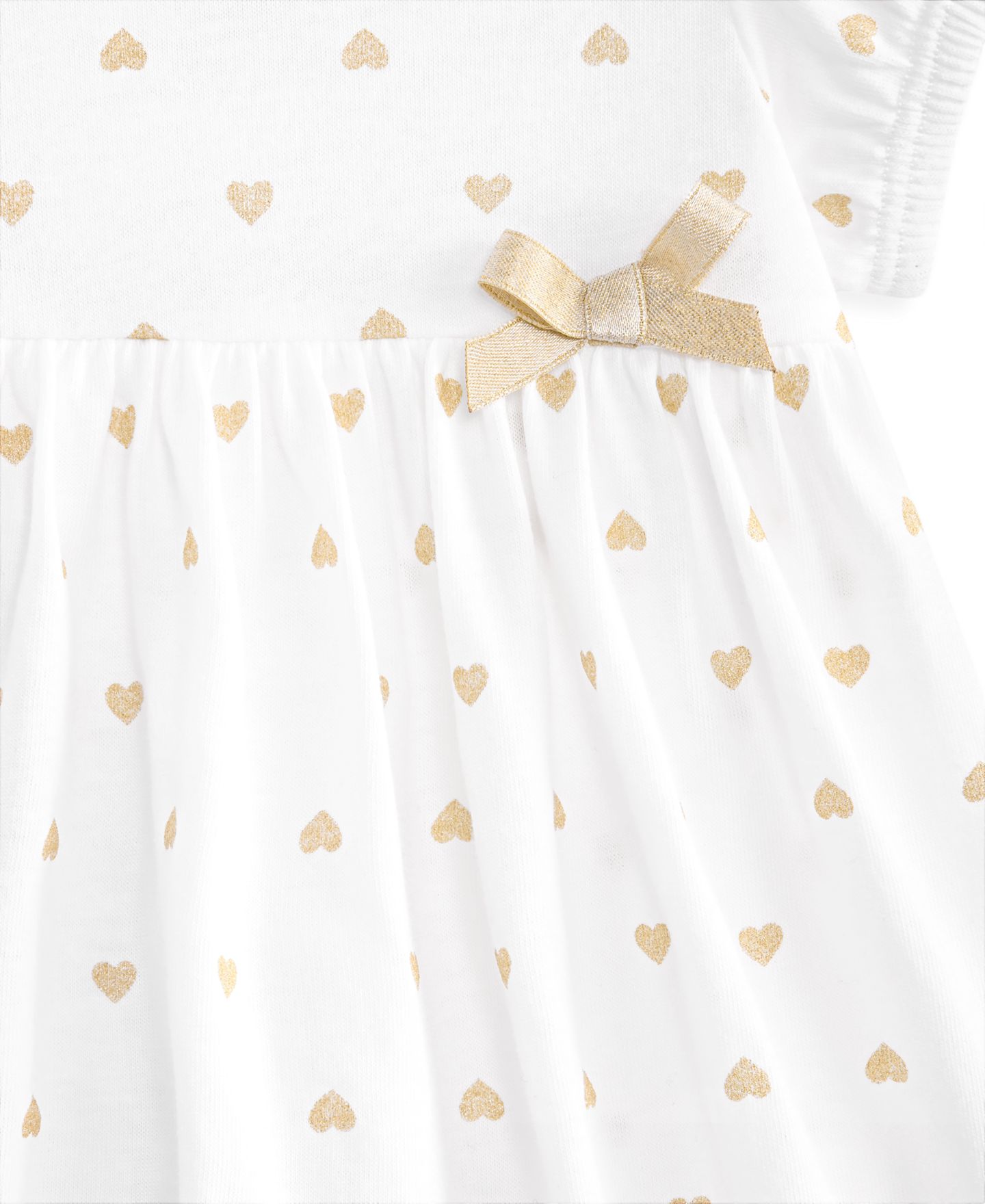 Комбинезоны First Impressions Heart-Print Skirted Sunsuit для девочек-малышей — фото 3