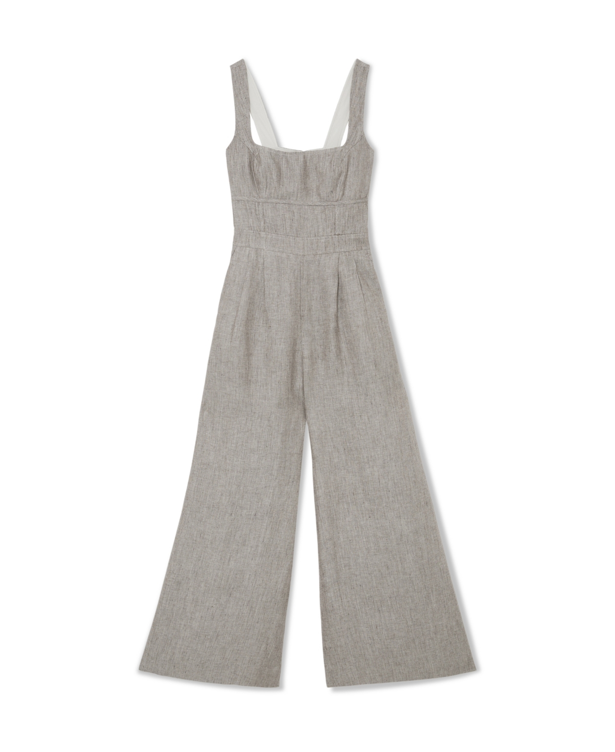 Reiss Women's Flora Structured Linen Jumpsuit