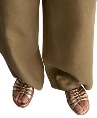 Women's Agnes Gold Knotted Flat Sandals