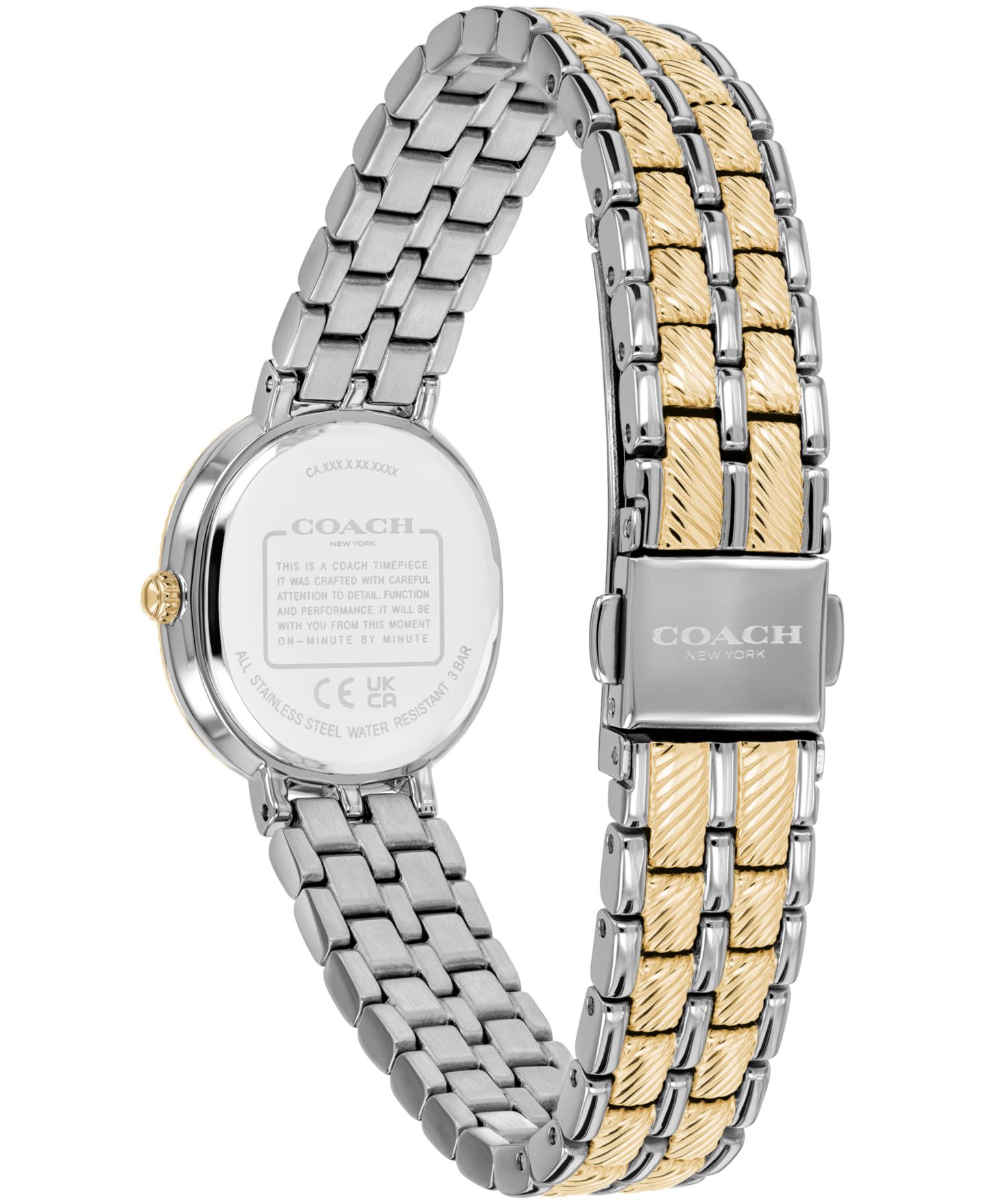 Женские часы COACH Harlow Two-Tone Stainless Steel Bracelet Watch 23.8mm — фото 2