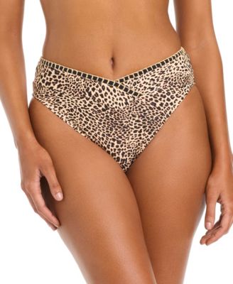 Women's Can't Be Tamed V-Waist High-Leg Swim Bottoms