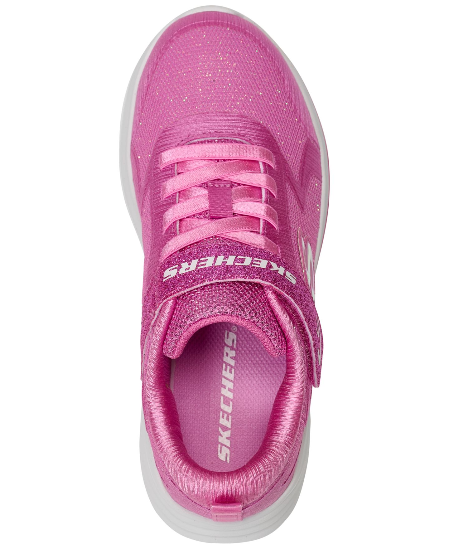Детские кроссовки Skechers Wave 92 на липучке, цвет: Розовый — фото 5