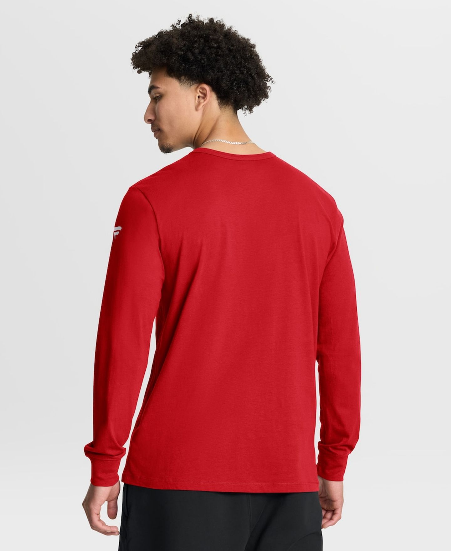 Мужская футболка Fanatics Red Chicago Blackhawks Authentic Pro Property Of Practice Long Sleeve — фото 3