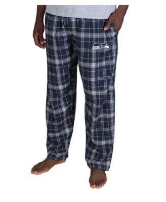 Men's Navy Seattle Seahawks Ultimate Plaid Flannel Pants