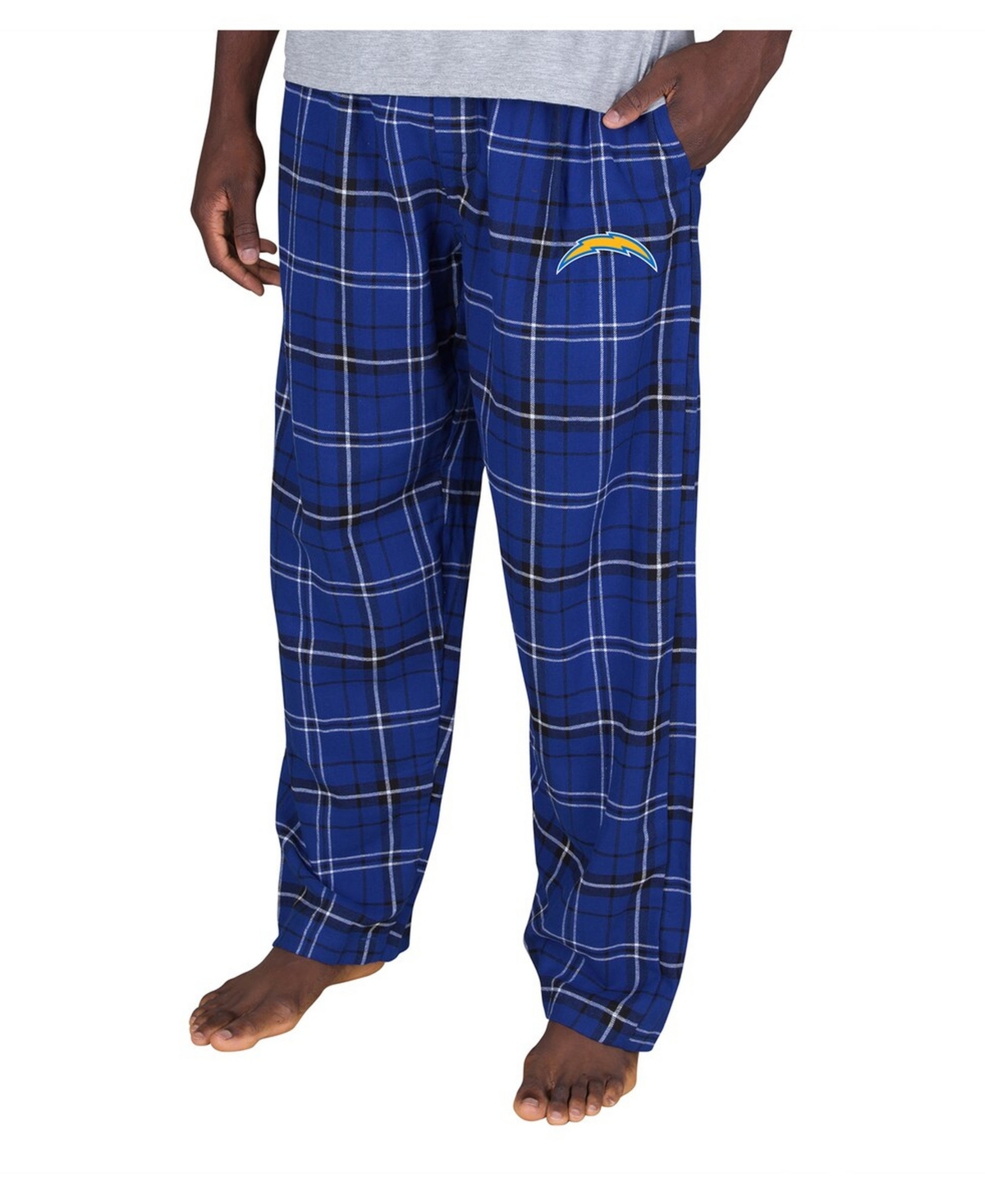 Concepts Sport Men's Royal Los Angeles Chargers Ultimate Plaid Flannel Pants