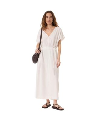 Women's Remy Pleated Linen Blend Midi Dress
