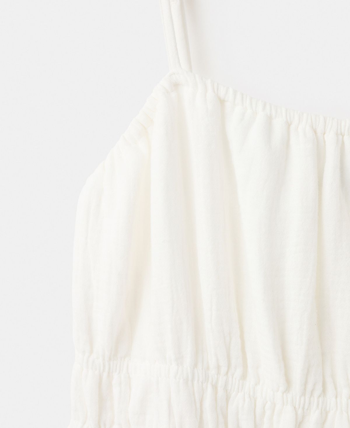 Mango Women's Crinkled Shirred Dress view 2 — MAYCSS fashion products