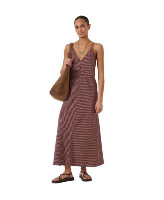 Women's Air Flow Seam Detail Maxi Slip Dress