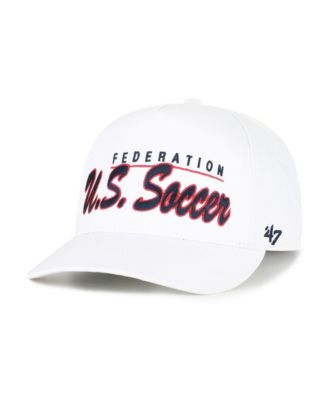 Men's White U.S. Soccer Brushmark Hitch Adjustable Hat