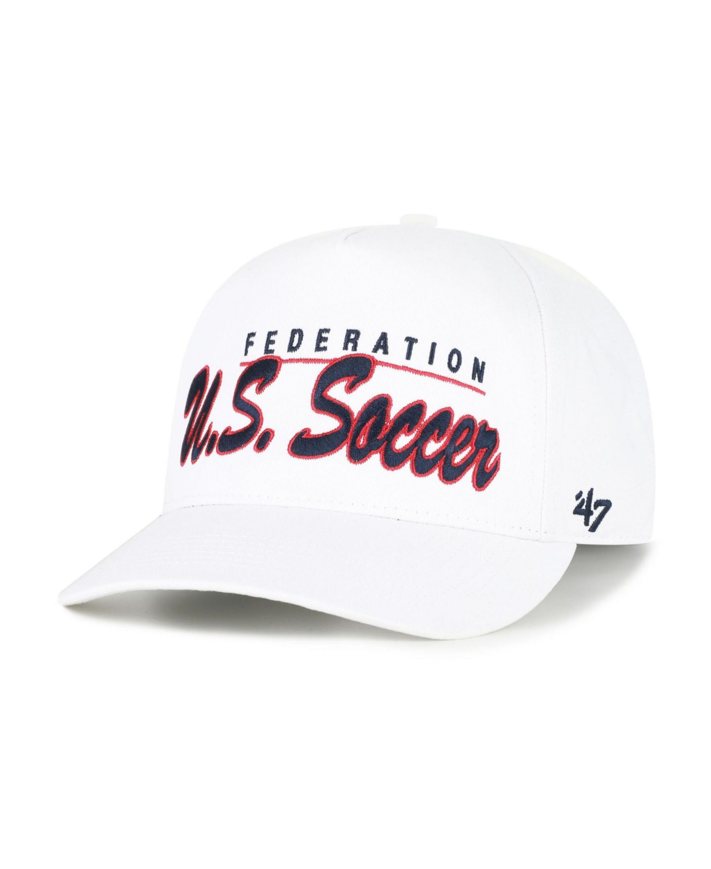 Мужская кепка '47 Brand White U.S. Soccer Brushmark Hitch Adjustable Hat — фото 1