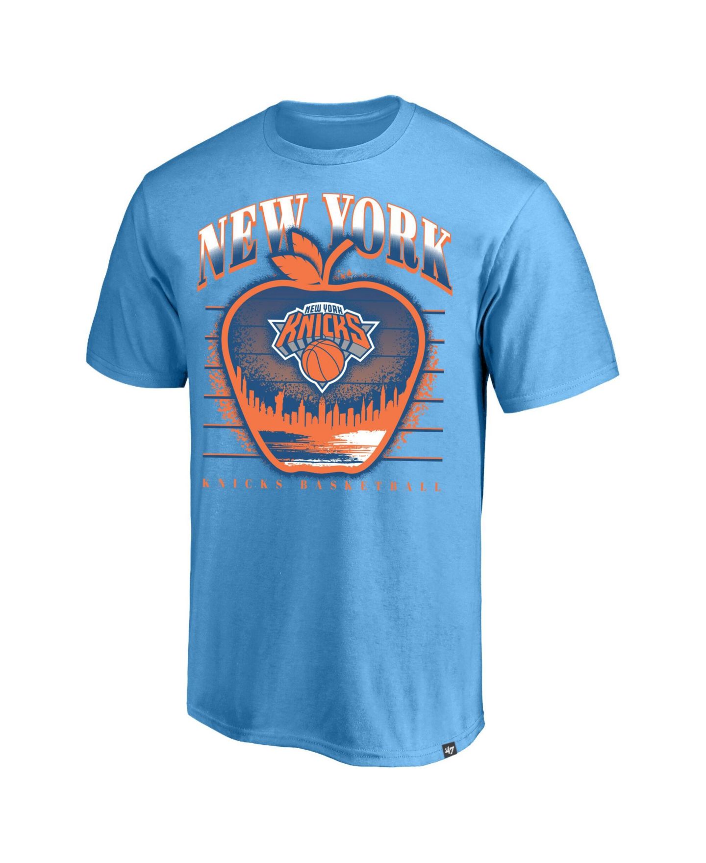 Мужская футболка Profile Blue New York Knicks Big & Tall Apple — фото 2