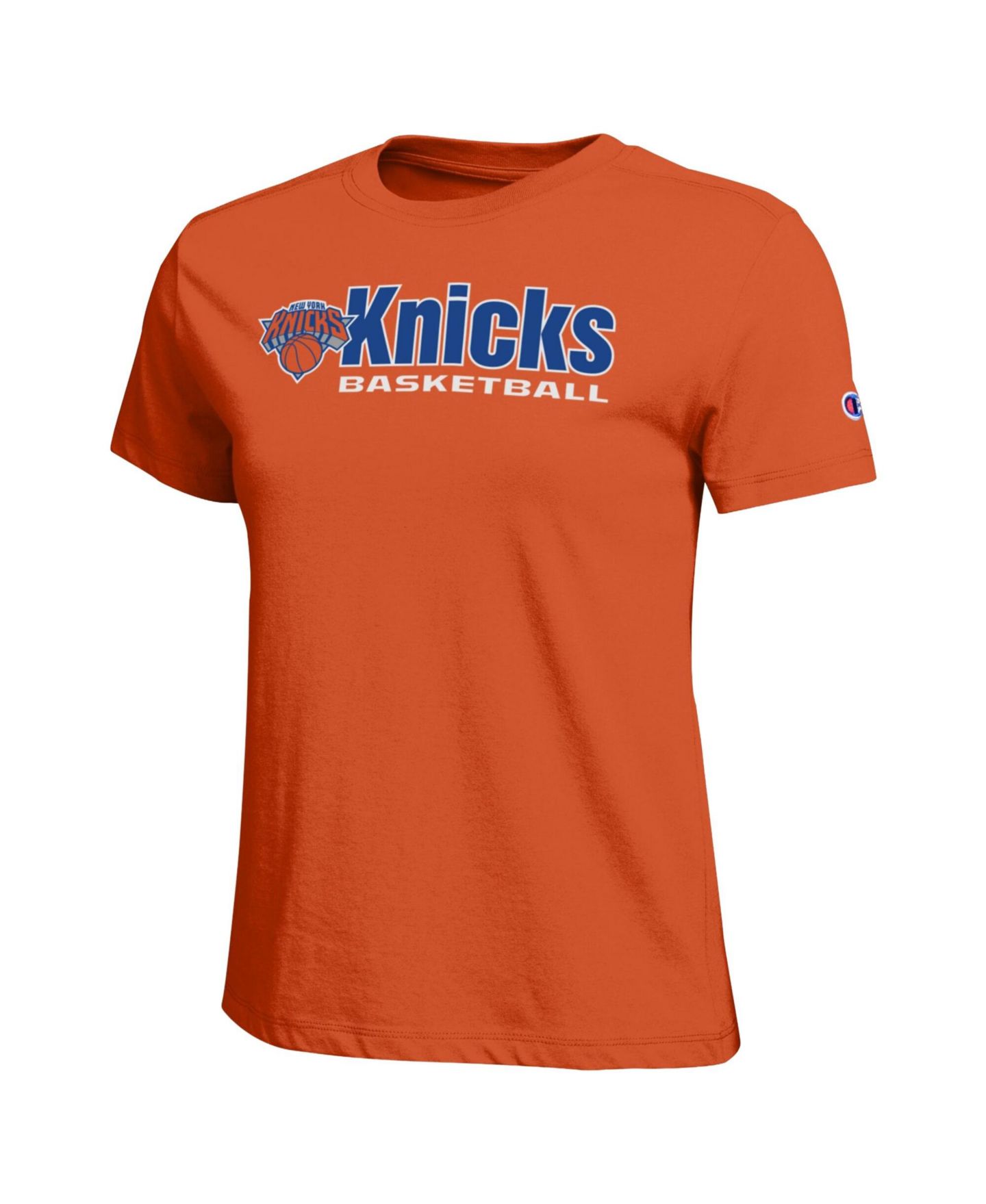 Женская футболка Champion Orange New York Knicks Basketball — фото 2