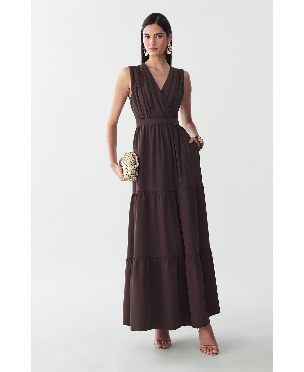 ST MRLO Women's Grennan Maxi Dress view 2 — MAYCSS fashion products