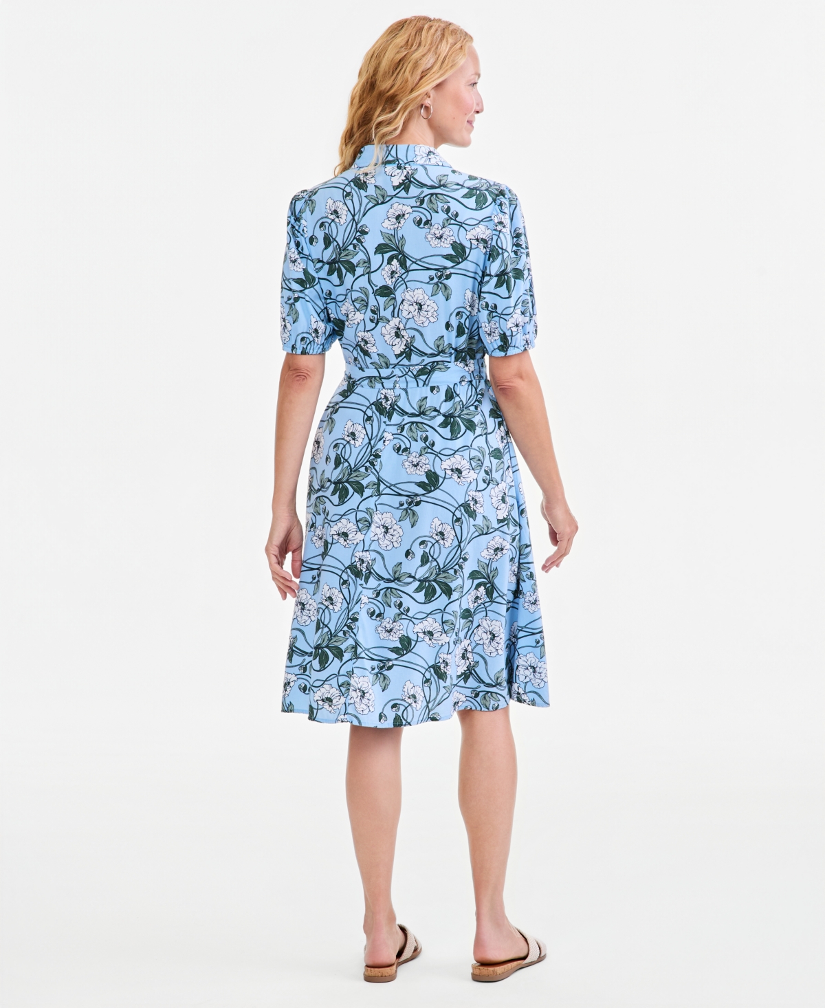 Style & Co Women's Printed Shirt Dress, Macy's Exclusive