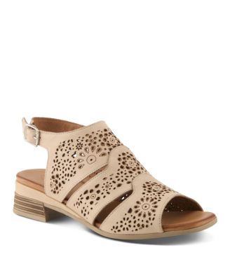 Women's Plasma Slingback Sandal Floral with Embroidery