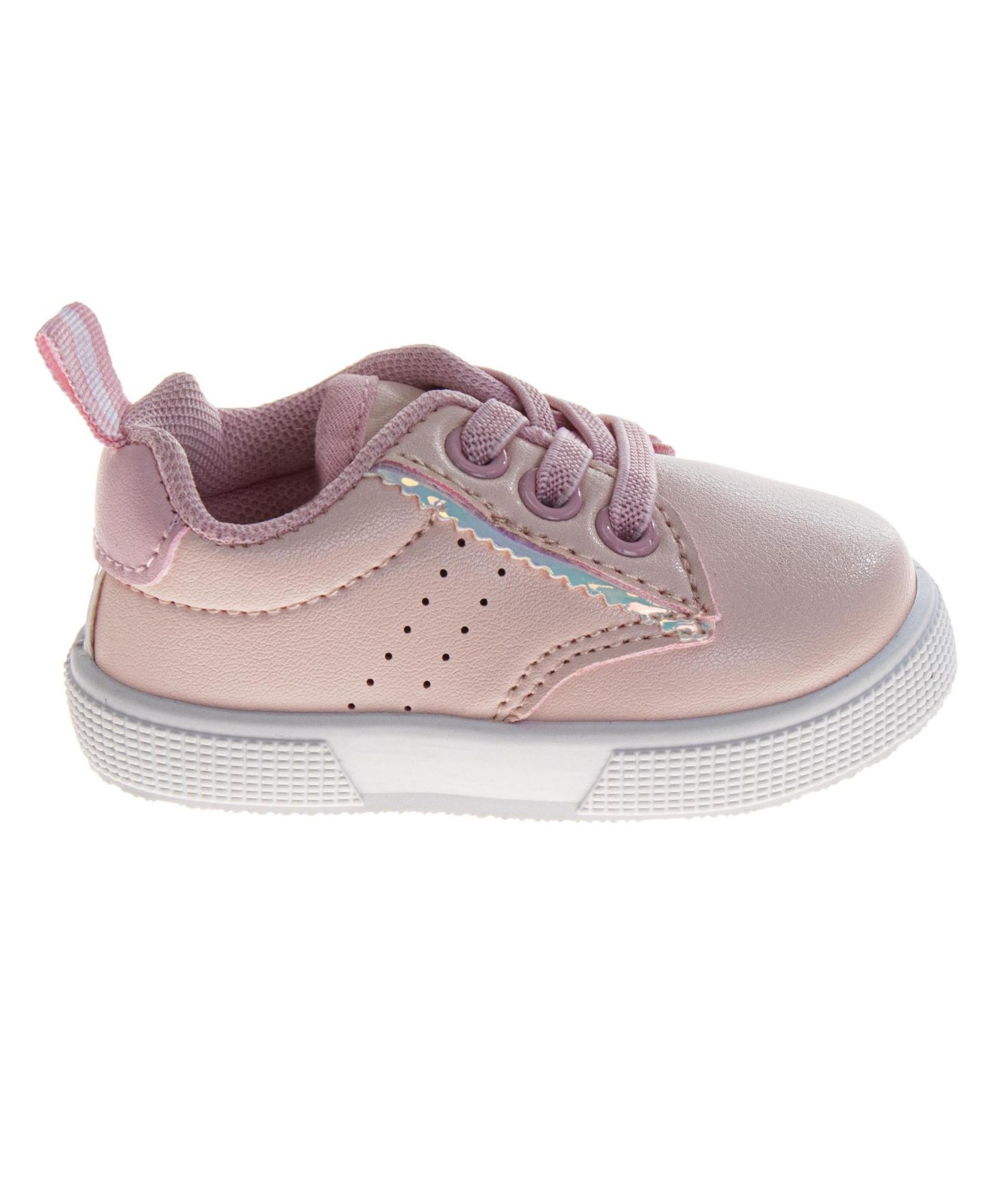 Обувь Laura Ashley Girls (Size 6 TO 10) Lace-Up Casual Shoes with Heart Detail (Toddler), цвет: Розовый — фото 2