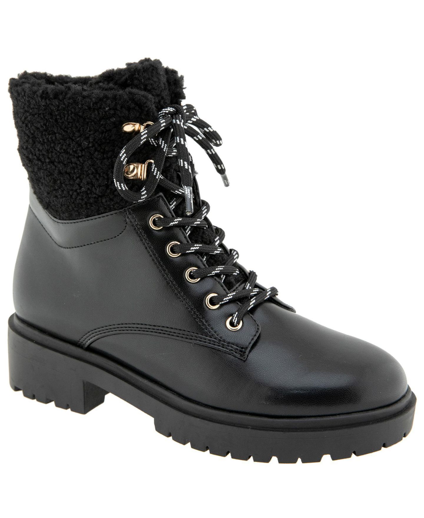 Женские ботинки BCBGeneration Morli Hiker Boot, цвет: Чёрный — фото 1