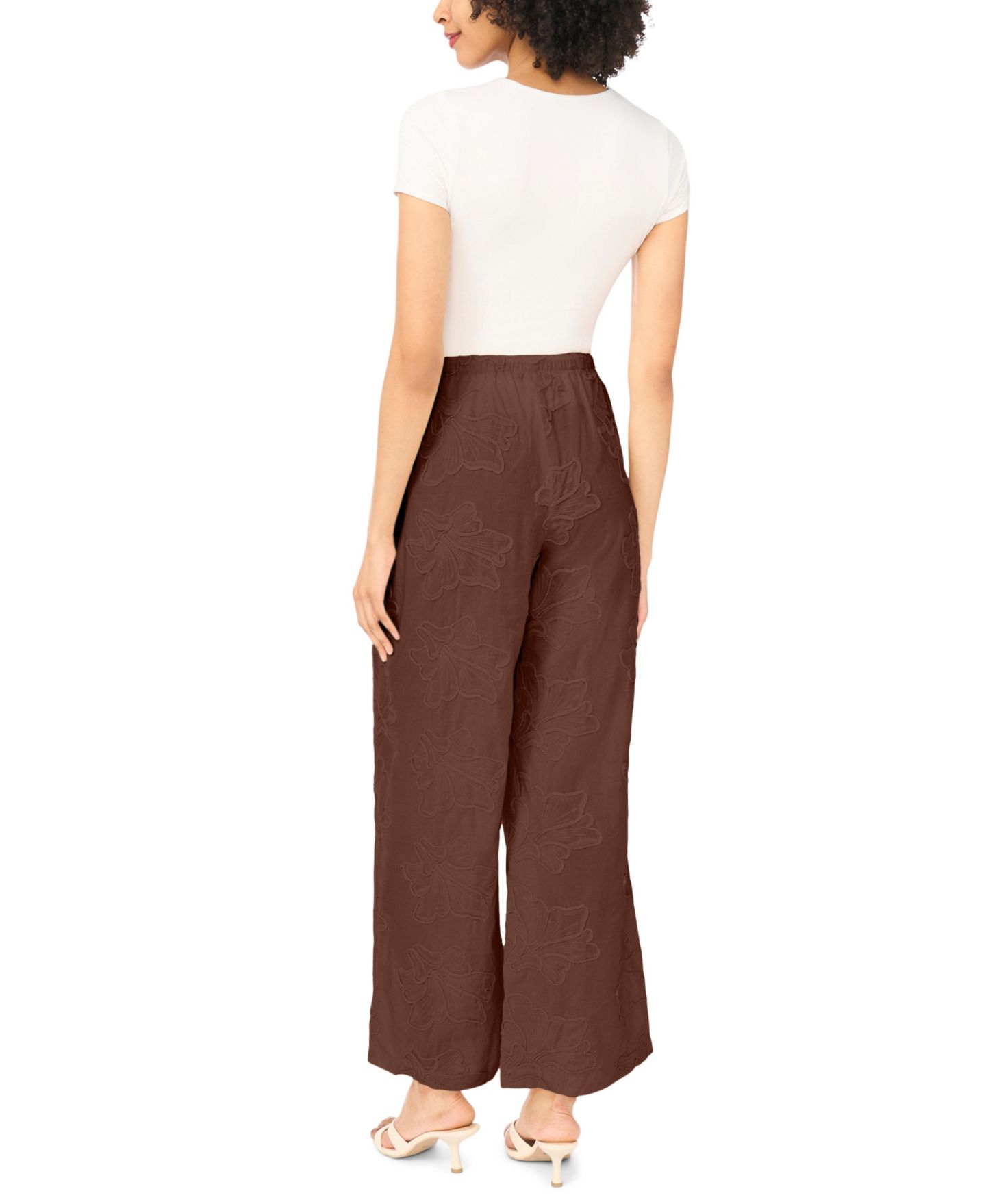 Женские брюки Vince Camuto Pull-On Straight-Leg, цвет: Мокко — фото 5
