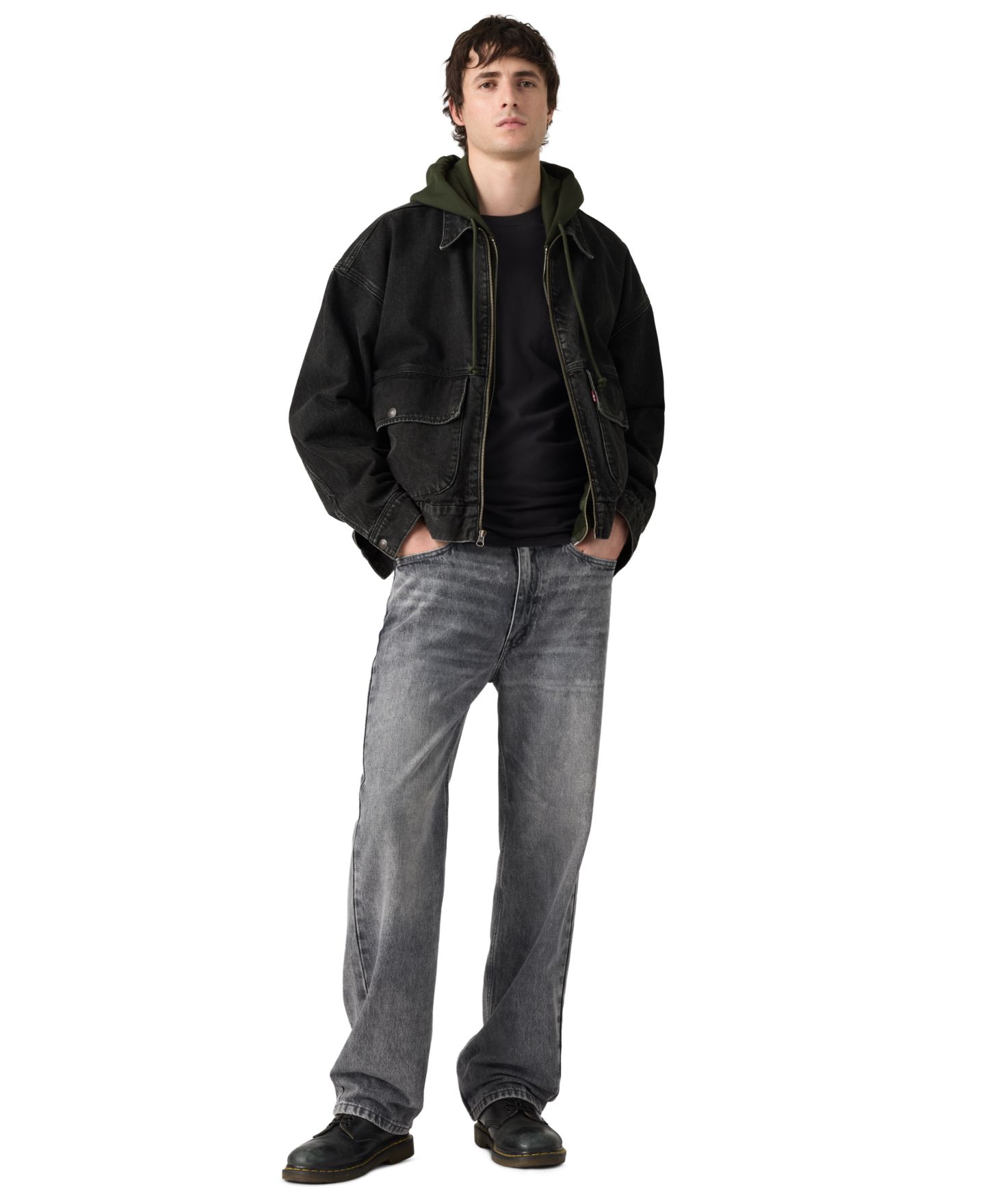 Мужские джинсы Levi's 565™ Regular-Fit Low Waist, цвет: Coded Message — фото 2