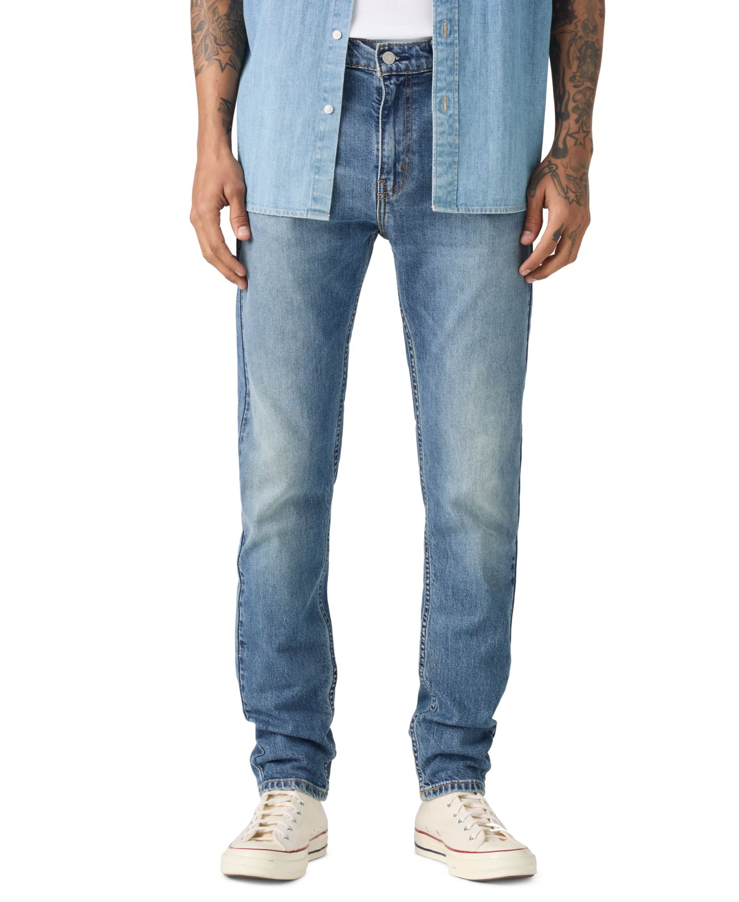 Мужские джинсы Levi's 510™ Slim-Fit Skinny Zip-Fly, цвет: Cool As A Cucumber — фото 1