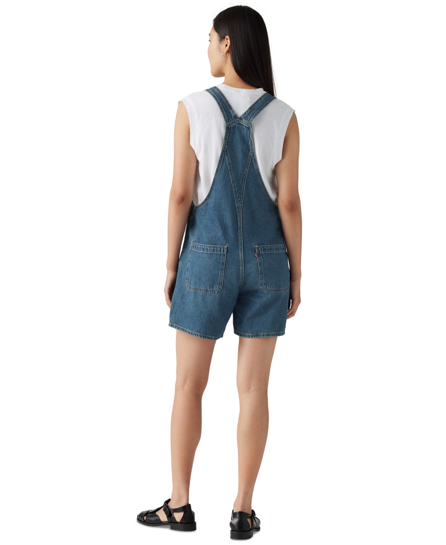 Женские комбинезоны Levi's Premium Pocket Detail Utility Shortall, цвет: Anniversar — фото 5
