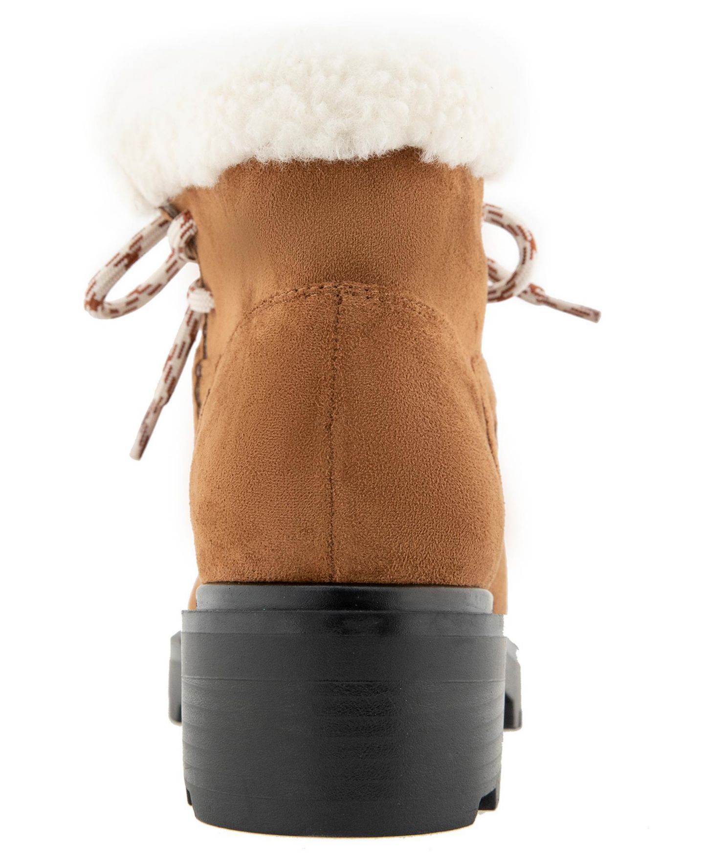 Женские ботинки Kensie Eloise Lug Sole Fur Lined Bootie, цвет: Ореховый — фото 3