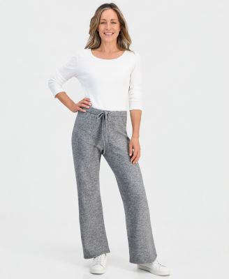 Petite Luxsoft Wide-Leg Pull-On Pants, Macy's Exclusive
