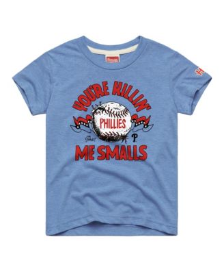 Big Boys and Girls Light Blue Philadelphia Phillies x The Sandlot Tri-Blend T-Shirt