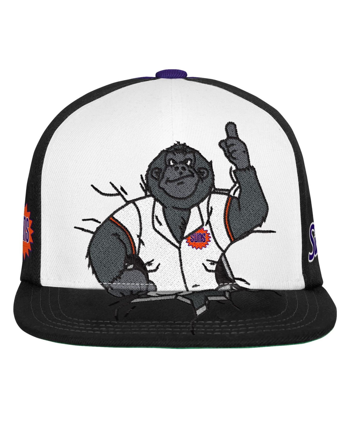 Детская кепка Mitchell & Ness Black Phoenix Suns Mascot Snapback Hat — фото 2