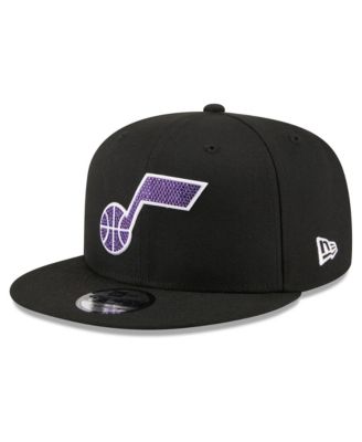 Men's Black Utah Jazz 2026 NBA Draft Crystal 9FIFTY Snapback Hat