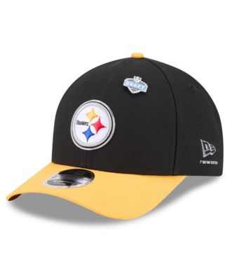 Men's Black/Gold Pittsburgh Steelers 2026 NFL Draft 9FORTY M-Crown Adjustable Hat