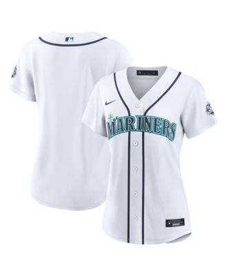 Women's White Seattle Mariners Home 50th Season Stadium Jersey