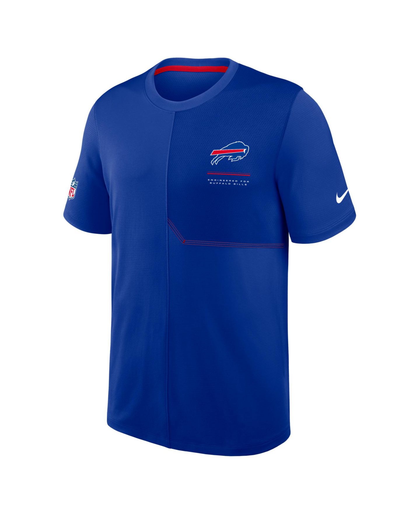 Мужская рубашка Nike Royal Buffalo Bills Sideline UV Dri-FIT Coaches — фото 2