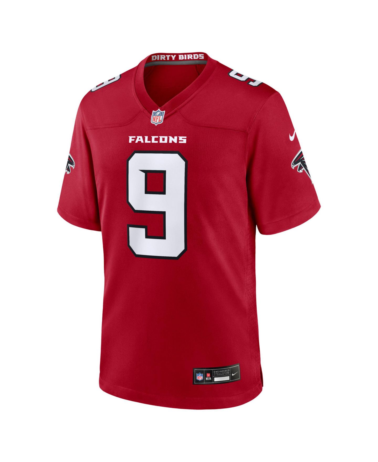 Мужской топ Nike Michael Penix Jr. Red Atlanta Falcons Game Jersey — фото 2
