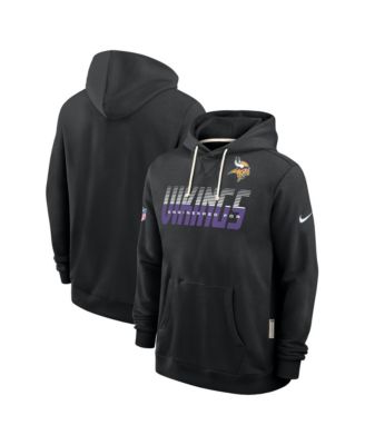 Men's Black Minnesota Vikings Sideline Standard Issue Dri-FIT Hoodie