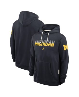 Men's Navy Michigan Wolverines 2026 Sideline Standard Issue Dri-FIT Hoodie
