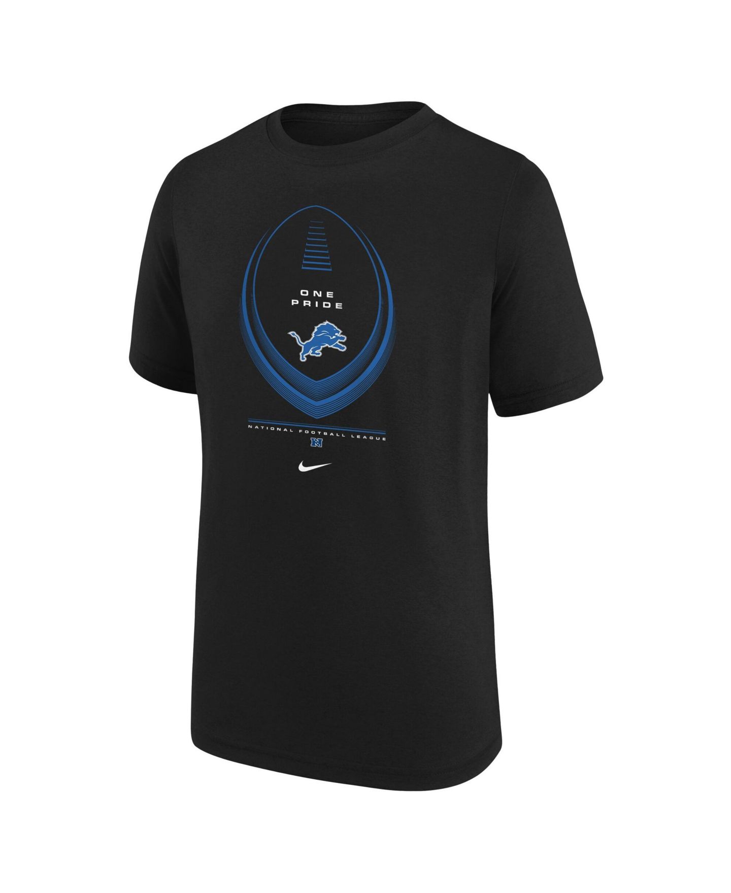 Детская футболка Nike Black Detroit Lions Icon Legend Dri-FIT — фото 2