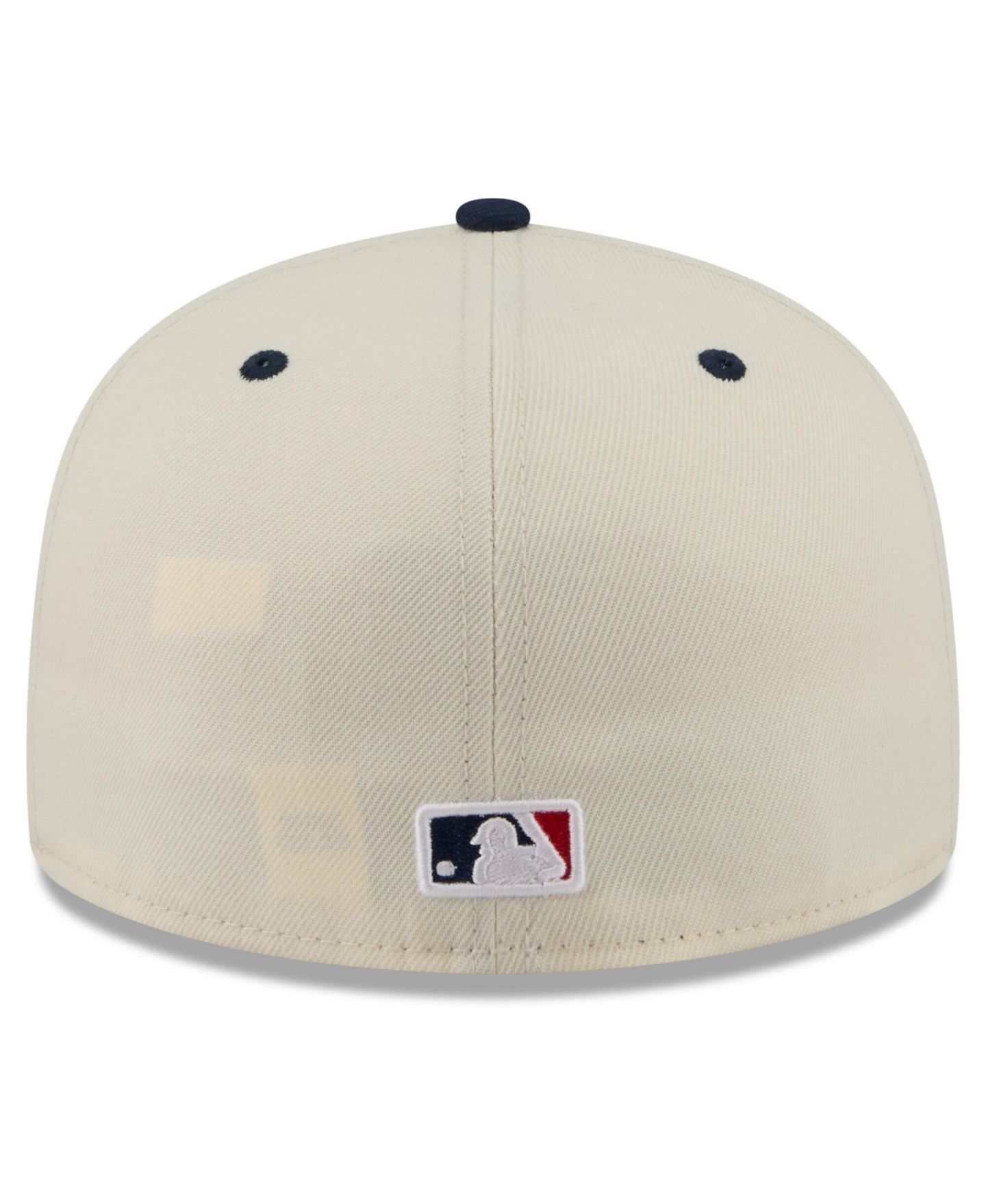 Мужская кепка New Era Cream/Navy Baltimore Orioles USA 250 Fourth of July 59FIFTY Fitted Hat — фото 4