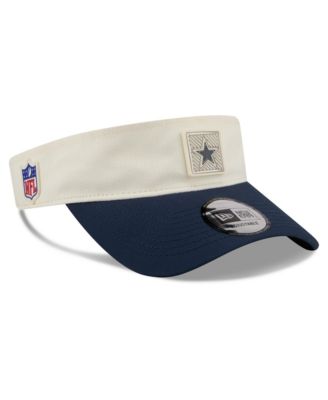 Men's Cream/Navy Dallas Cowboys 2026 NFL Training Camp Adjustable Visor Hat