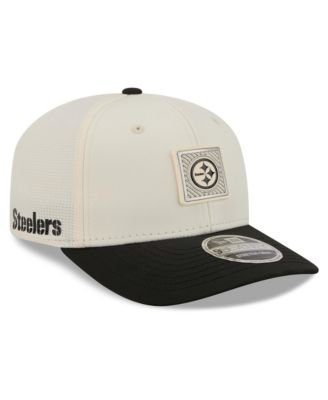 Men's Cream/Black Pittsburgh Steelers 2026 NFL Training Camp 9SEVENTY Adjustable Hat
