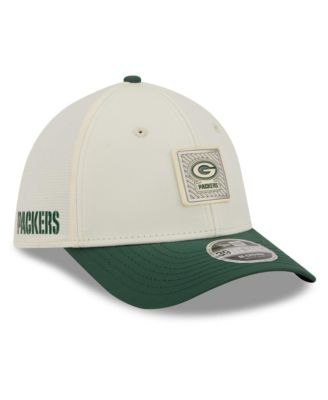 Men's Cream/Green  Bay Packers 2026 NFL Training Camp 39THIRTY Flex Hat