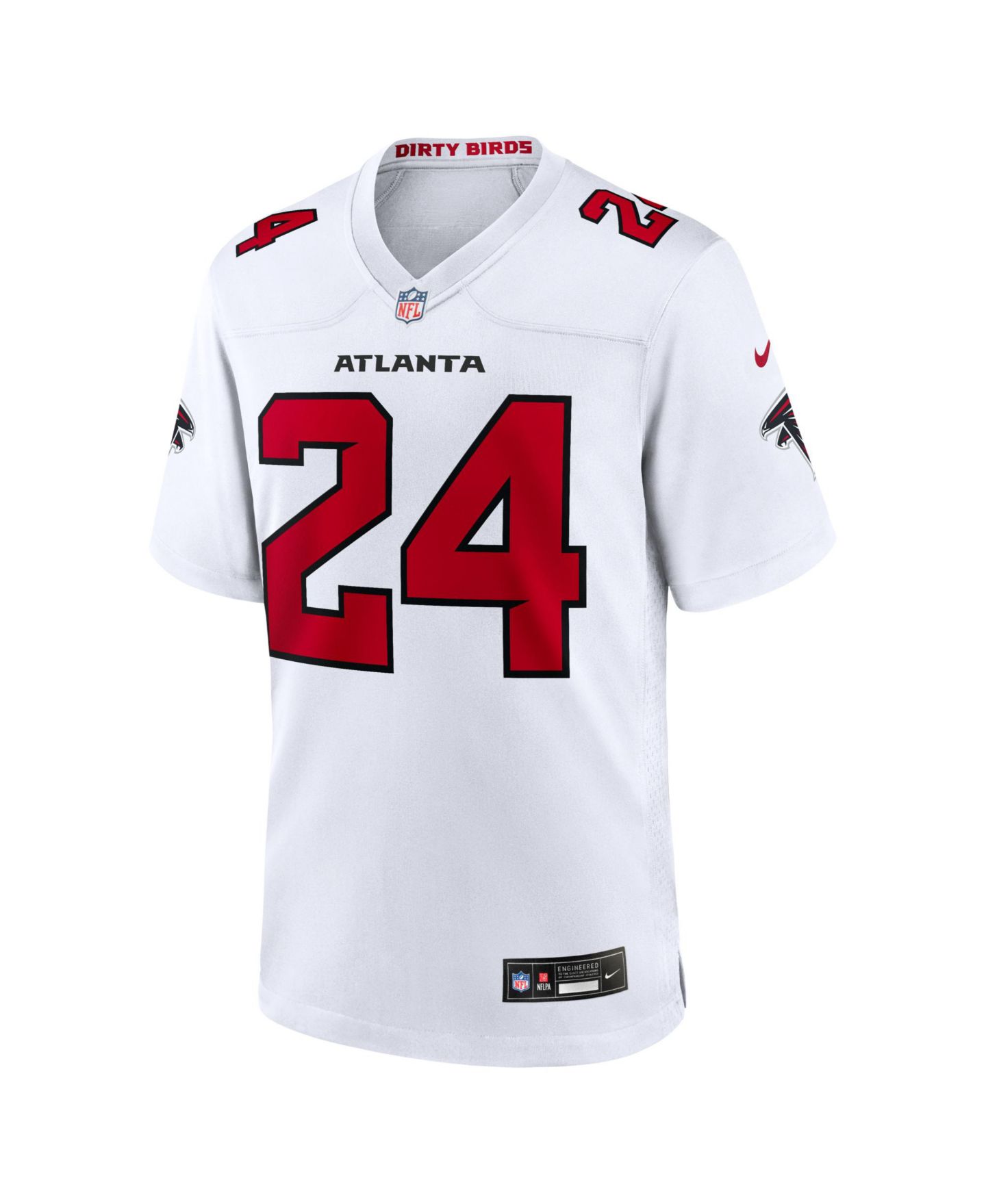 Мужской топ Nike A.J. Terrell White Atlanta Falcons Game Jersey — фото 2