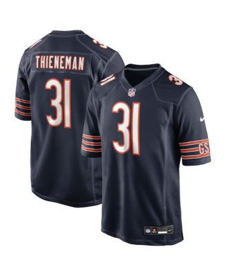 Men's Dillon Thieneman Navy Chicago Bears 2026 NFL Draft First Round Pick No. 25 Team Game Jersey