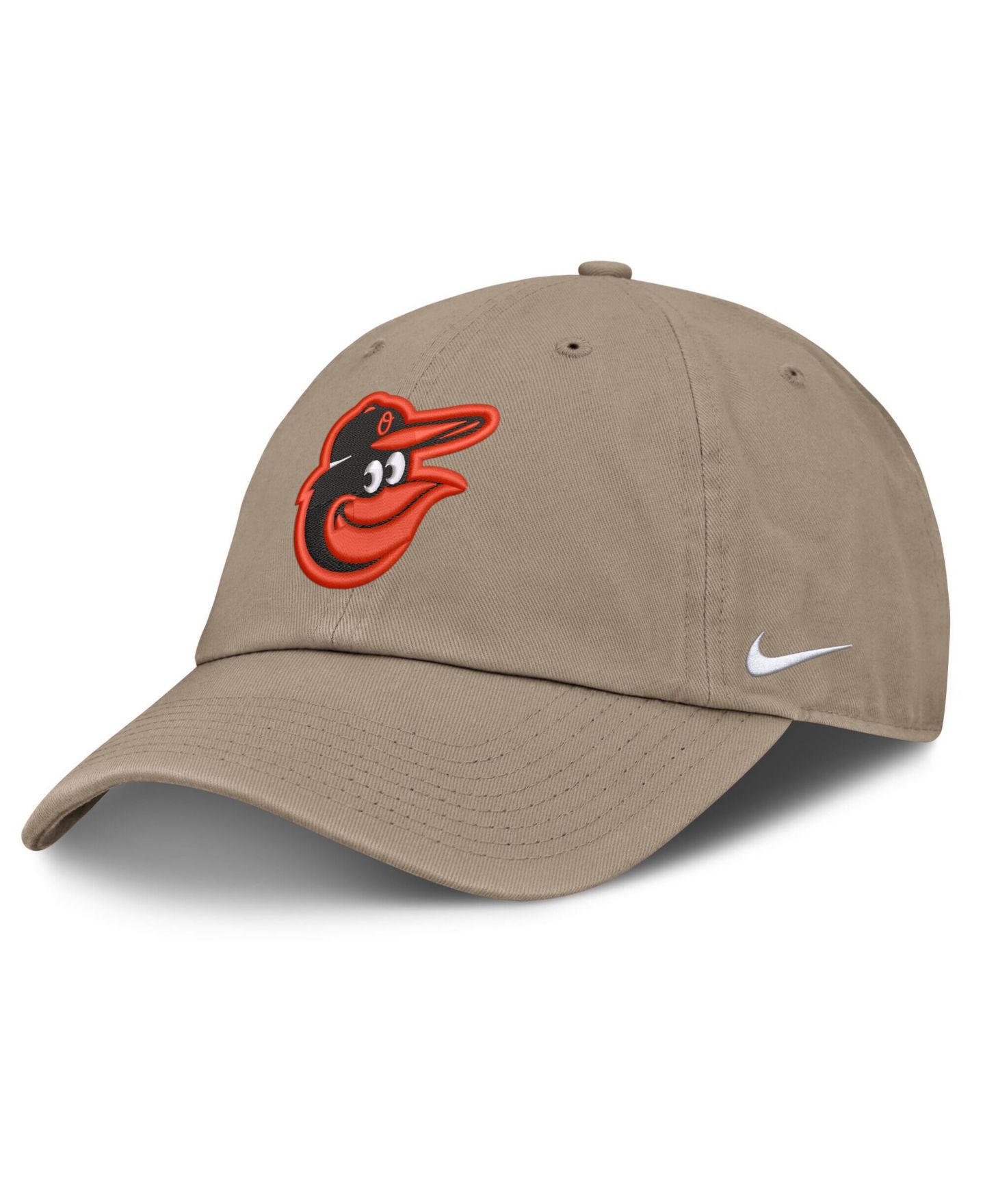 Мужская кепка Nike Khaki Baltimore Orioles Celebrating America's 250th Club Adjustable Hat — фото 3