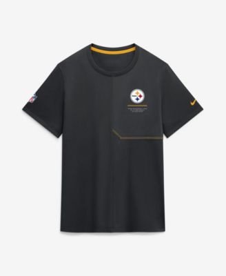 Men's Black Pittsburgh Steelers Sideline UV Dri-FIT Coaches Shirt